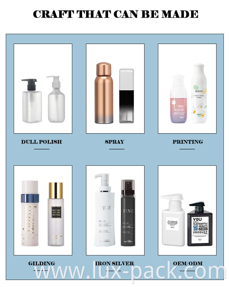 10ml 30ml lotion bottle essence PET cosmetic packaging bottle travel bottle